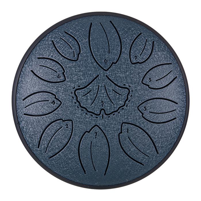 HLURU TWGG11-6 NAVY BLUE - Golden Ginkgobiloba Series 11 Notalı 6" C Majör Navy Blue Tongue Drum